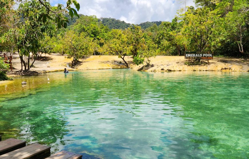 Krabi: Private Trip Tiger Cave Temple, Emerald Pool and Hot Springs  By Car