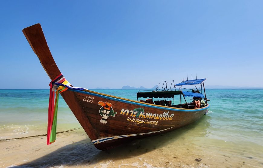 Trang Private long tail boat Emerald Cave, Kradan, Chueak 4-9 Person